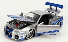 Voiture de Collection  NISSAN Skyline GTR R34 Fast and Furious au 1/24 Métal