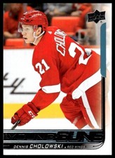 2018-19 Upper Deck Young Guns Dennis Cholowski Rookie Detroit Red Wings #231 R79