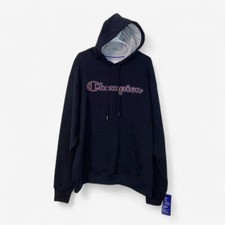 Champion Women's Gray Fleece Hoodie Sweatshirt Size XL Long Sleeve
