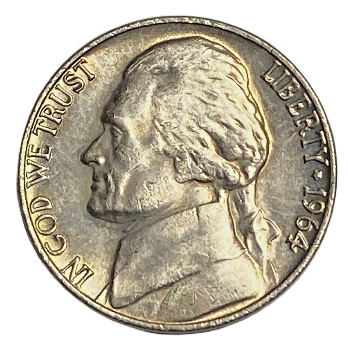 1964 (P) Jefferson Nickel Copper nickel KM A192 | eBay
