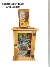 Wood And glass Display case 20  Tall