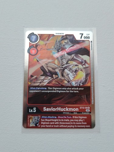 Digimon Card Game SaviorHuckmon ST12-08 R Pack Fresh M/NM - Picture 2 of 3