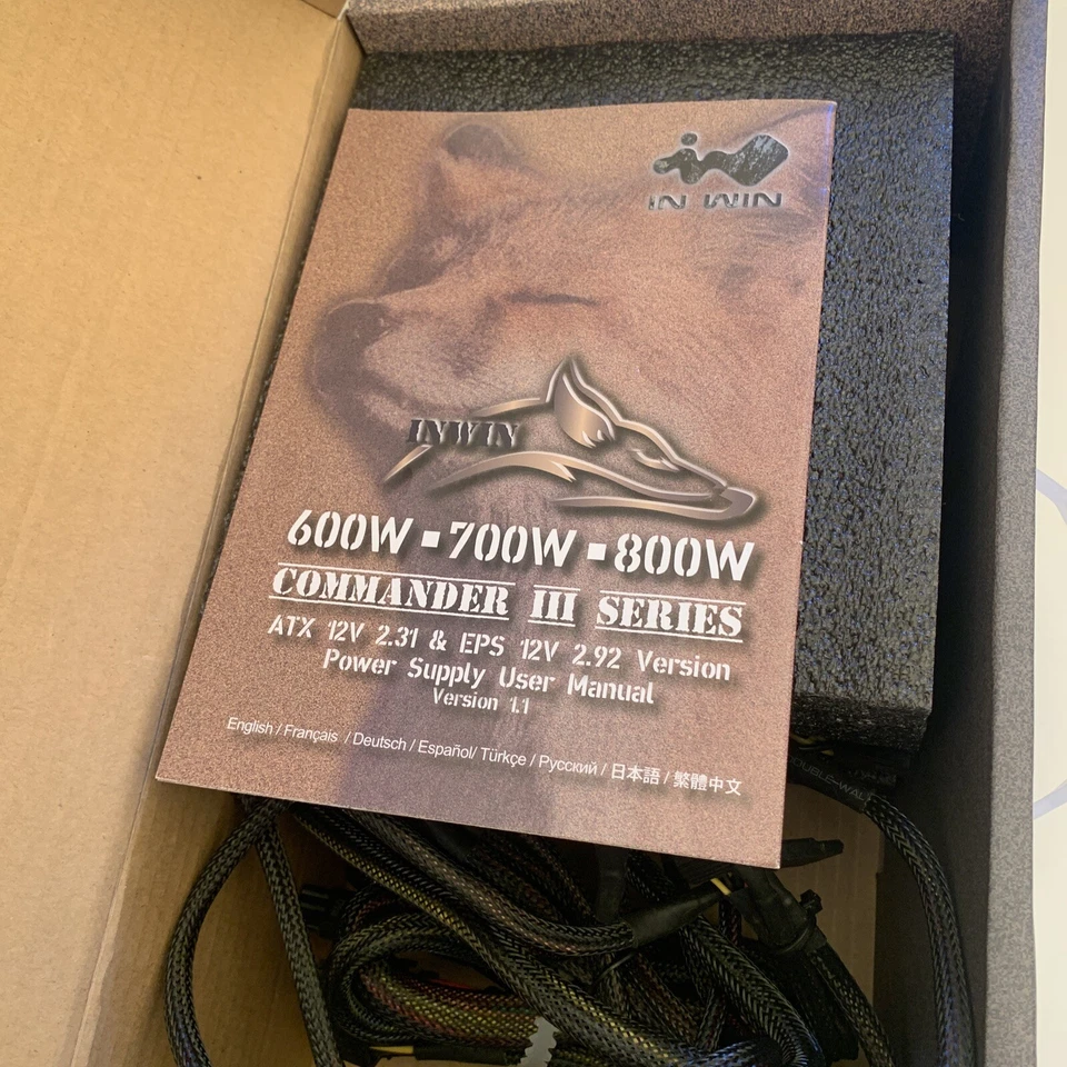 InWin Commander III 800W 80 PLUS Gold Gamer Power Supply - Image 4 of 4