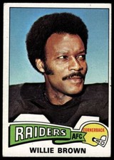 1975 Topps #95 Willie Brown Oakland Raiders