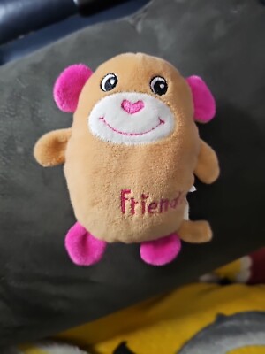 Monkey Fuzzy Friends  5  Valentine s Plush stuffed animal Friend- No Tag