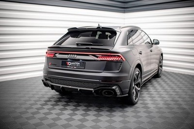 Maxton Design Diffusor Flaps V.2 passend für Audi RSQ8 Mk1 schwarz Hochglanz