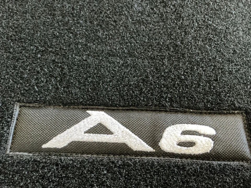Alfombrillas textiles premium OEM AUDI A6 - negras - delanteras - LEER Foto 4 de 4