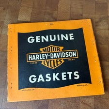 53-40 Original Harley Davidson Complete Engine Gasket Set Nos 45 Flathead Wl Wla 53-40 Original Harley Davidson Complete Engine Gasket Set Nos 45 Flathead Wl Wla