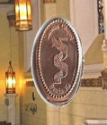 Laminated Card featuring Elongated Penny - LORETTO CHAPEL Santa Fe NM — photo 2