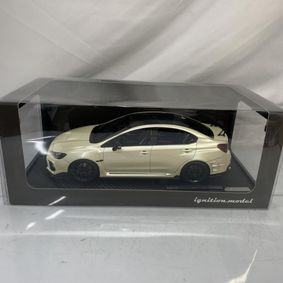 #ad Used Rear wing damaged 1 18 Ignition model SUBARU S208 CBA VAB Crystal White $463.68
