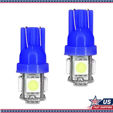 194 T10 Led Bulb 168 2825 W5w 5smd 5050 Chips 6000k 12v Ice Blue License Plate