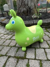 GYMNIC Rody inflatable Horse-  "Arte Swirl" Design In green