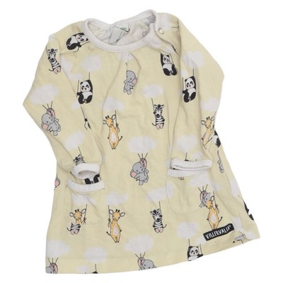 Villervalla, Kleid, Größe: 62, Beige/Mehrfarbig, Elasthan/Bio-Baumwolle #e5C