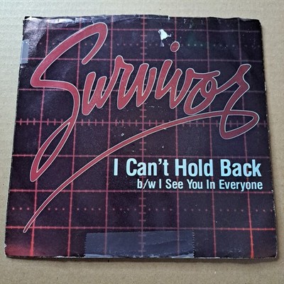 Survivor I Can t Hold Back 7  Single 1984 (US Import) VG VB2