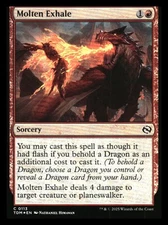 Molten Exhale FOIL Tarkir: Dragonstorm MTG NM