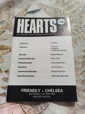 1980 Friendly - HEART OF MIDLOTHIAN v. CHELSEA 26/7/1980 Hearts (23)