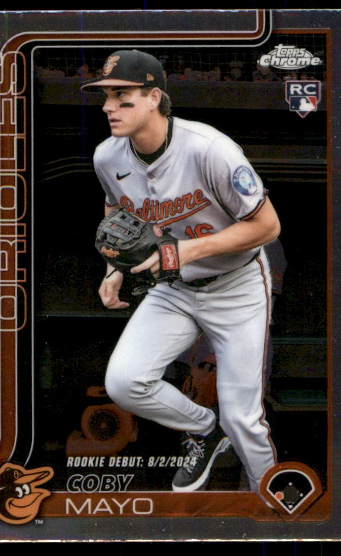 2025 Topps Chrome Update Coby Mayo Baltimore Orioles #USC94