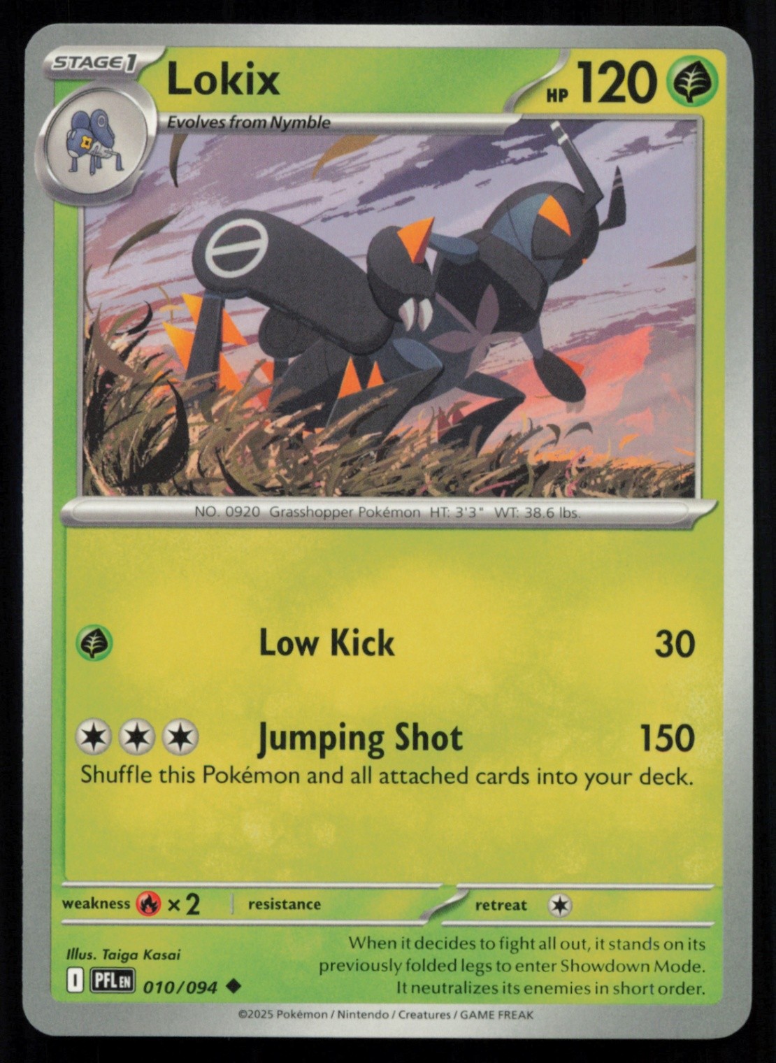 Lokix Uncommon ME02: Phantasmal Flames 010/094 NM