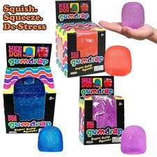 Authentic Nee Doh Gumdrop Super Solid Squish Needoh Gum Drop RARE