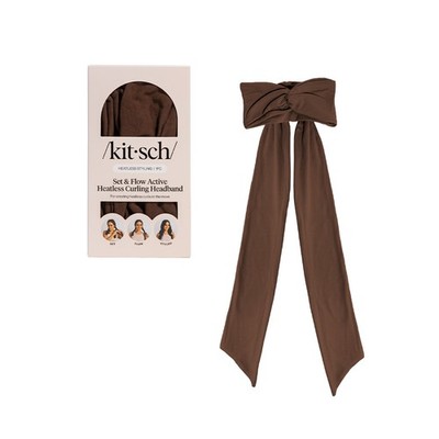 Set & Flow Active Headband - Chocolate Brown