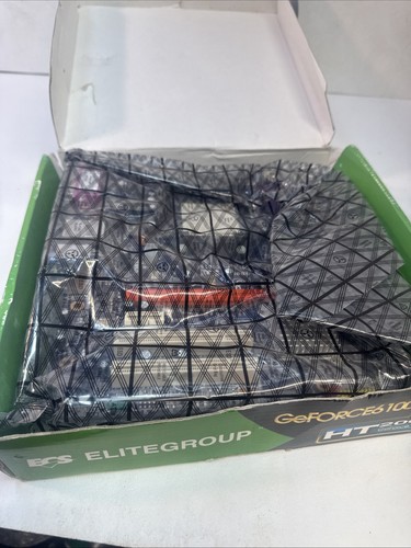 ECS HT2000 GeForce 6100SM-M (V1.0/1.0A) Motherboard + Extras - NEW - Picture 6 of 6