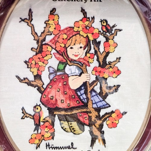 🪡 VTG 1970's MCM Bundle 3 Gallery Crafts Exquisite Hummel Embroidery Kits USA - Picture 6 of 10