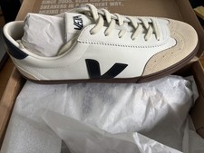 VEJA Volley O.T. Mens Casual Trainers  - White/Nautico/Bark - UK 12 - New in Box