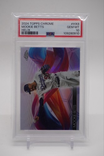 2024 Topps Chrome - Helix Mookie Betts #HX-8 PSA 10 Dodgers