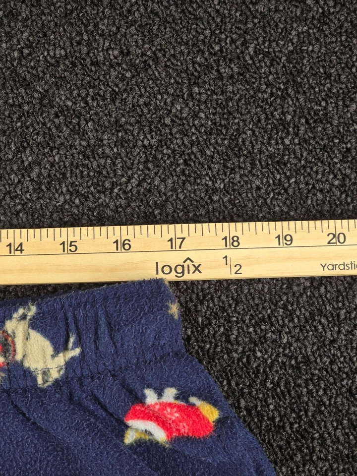 圣诞狗睡衣裤 XL 蓝色乔拳击手小狗花圈圣诞老人帽子 AOP — 第 4/4 张图片