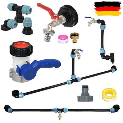 IBC Tank Container Zubehör Adapter Verbindungsset Nebeneinander Schwanenhals!