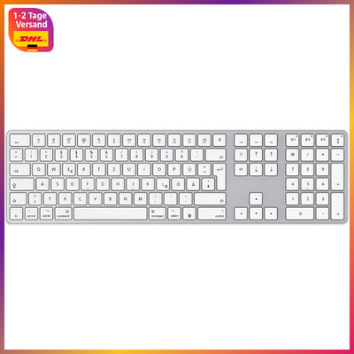 Bluetooth Tastatur Wireless QWERTZ DE für MacBook Pro Air iMac Mini