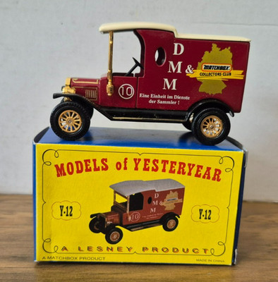 Y 12 1912 Ford Model T DMM & MCCD Models of Yesteryear Matchbox Code 2