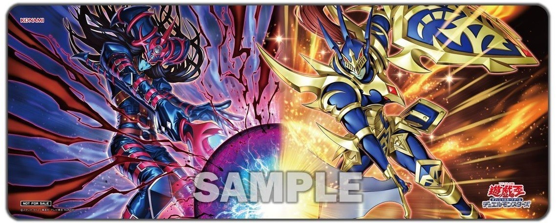 Alfombra de juego oficial Yugioh Black Luster Soldier & Black Chaos japonesa YCSJ Osaka