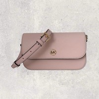 Michael Kors Tasche UmhäNgetasche Crossbody Jet Set Travel Rosa Gold Leder Neu