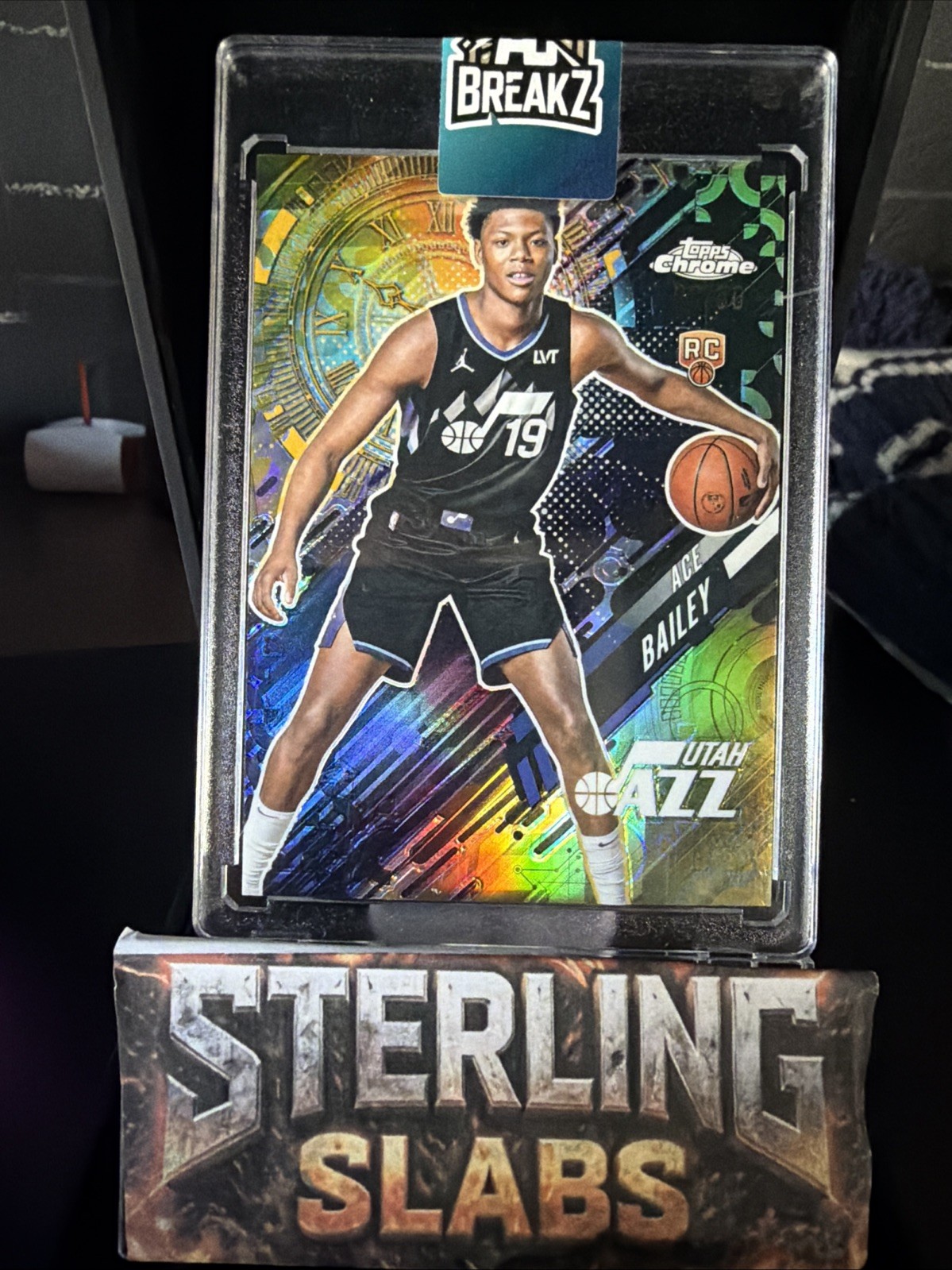 2025-26 Topps Chrome ACE BAILEY Gold /50 SSP GO TIME INSERT JAZZ RC GT-20