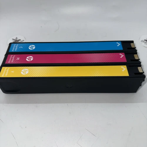 HP 972X High Yield  PageWide Cartridges M & C & Y Missing .5 Oz Out Of 6oz