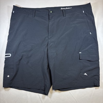 Tommy Bahama Cayman Isles Cargo Shorts Mens 40 Black IslandZone Performance