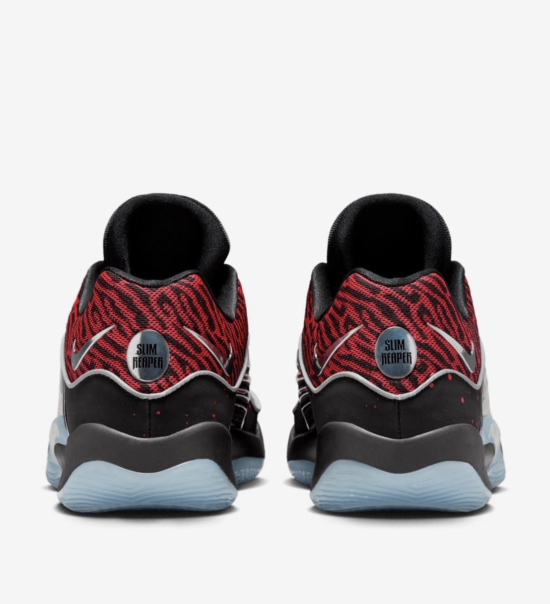 Nike KD 16 Slim Reaper Black Red Metallic Silver Size 13
