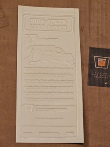 Rare Oliver 1968 High Speed Leaf Saver  Keystone Advertising Ink Blotter NOS!