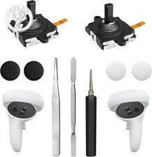 Joystick Replacement Kit for Oculus Quest 2/3 Controller, Repair Kit for Meta Qu