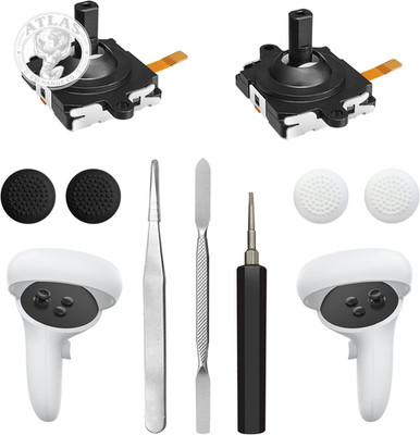 Joystick Replacement Kit for Oculus Quest 2/3 Controller, Repair Kit for Meta Qu