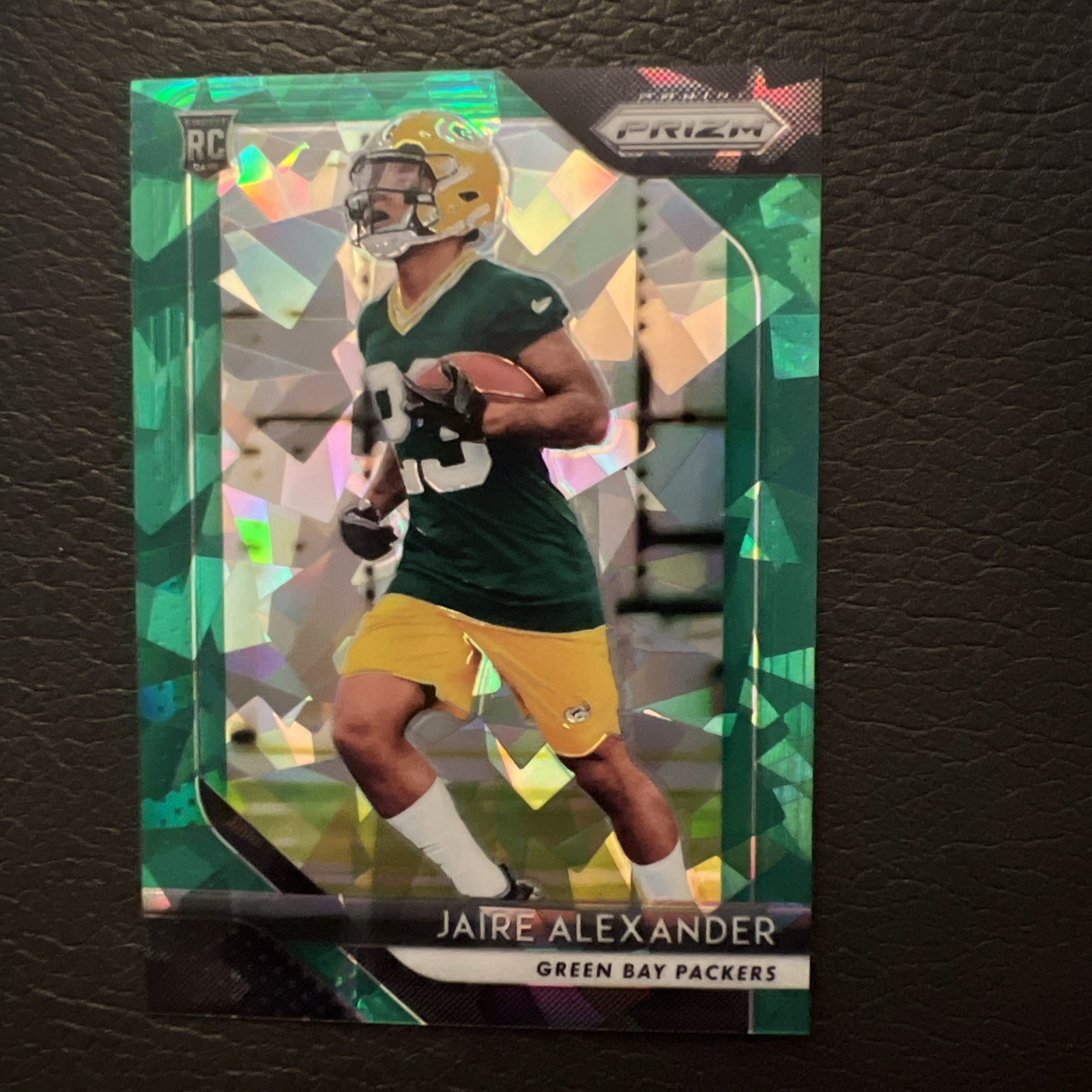 2018 Panini Prizm Jaire Alexander Rookie Green Crystals Prizm /75 No. 249