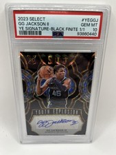 2023 Select Youth Explosion Signatures GG Jackson Black Finite Prizm 1/1