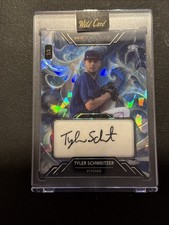 2024 Wild Card Metallix Tyler Schweitzer Autograph Cracked Ice 1/1 #WMFA-TS