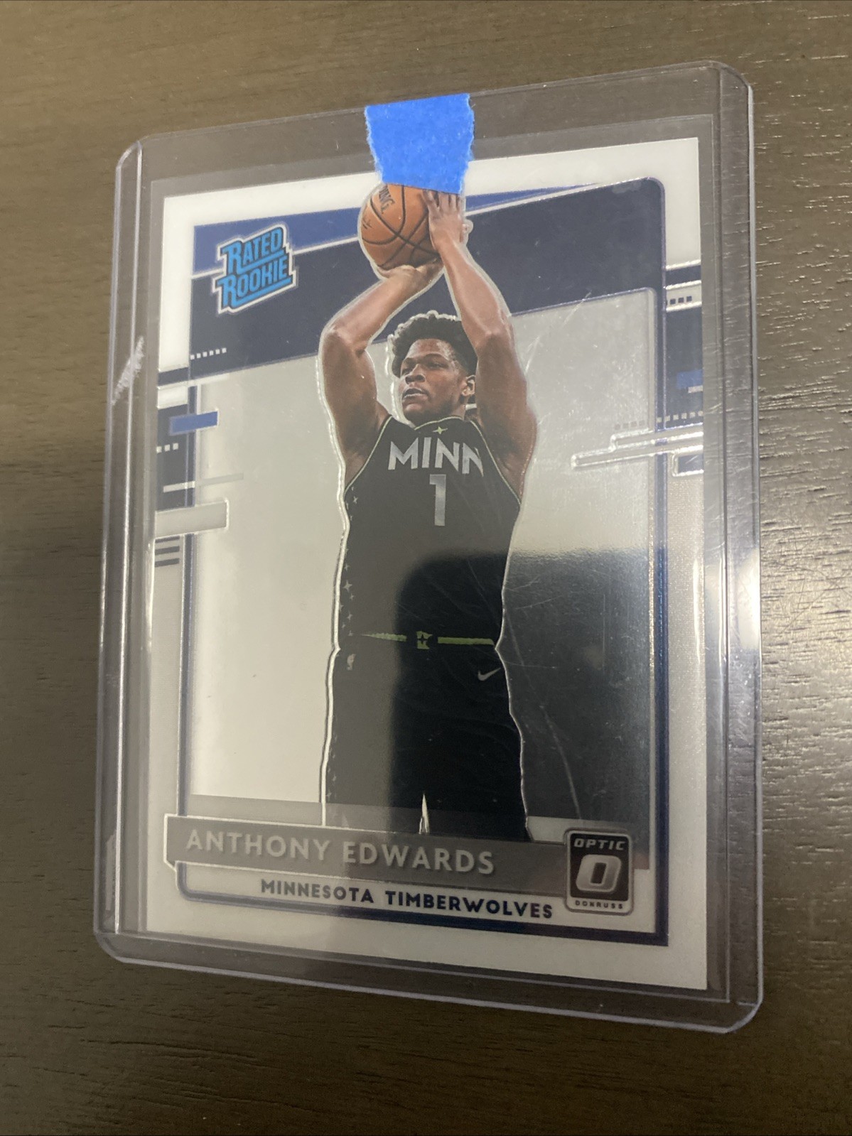 Anthony Edwards 2020-21 Panini Donruss Optic Rookie 151 Timberwolves RC