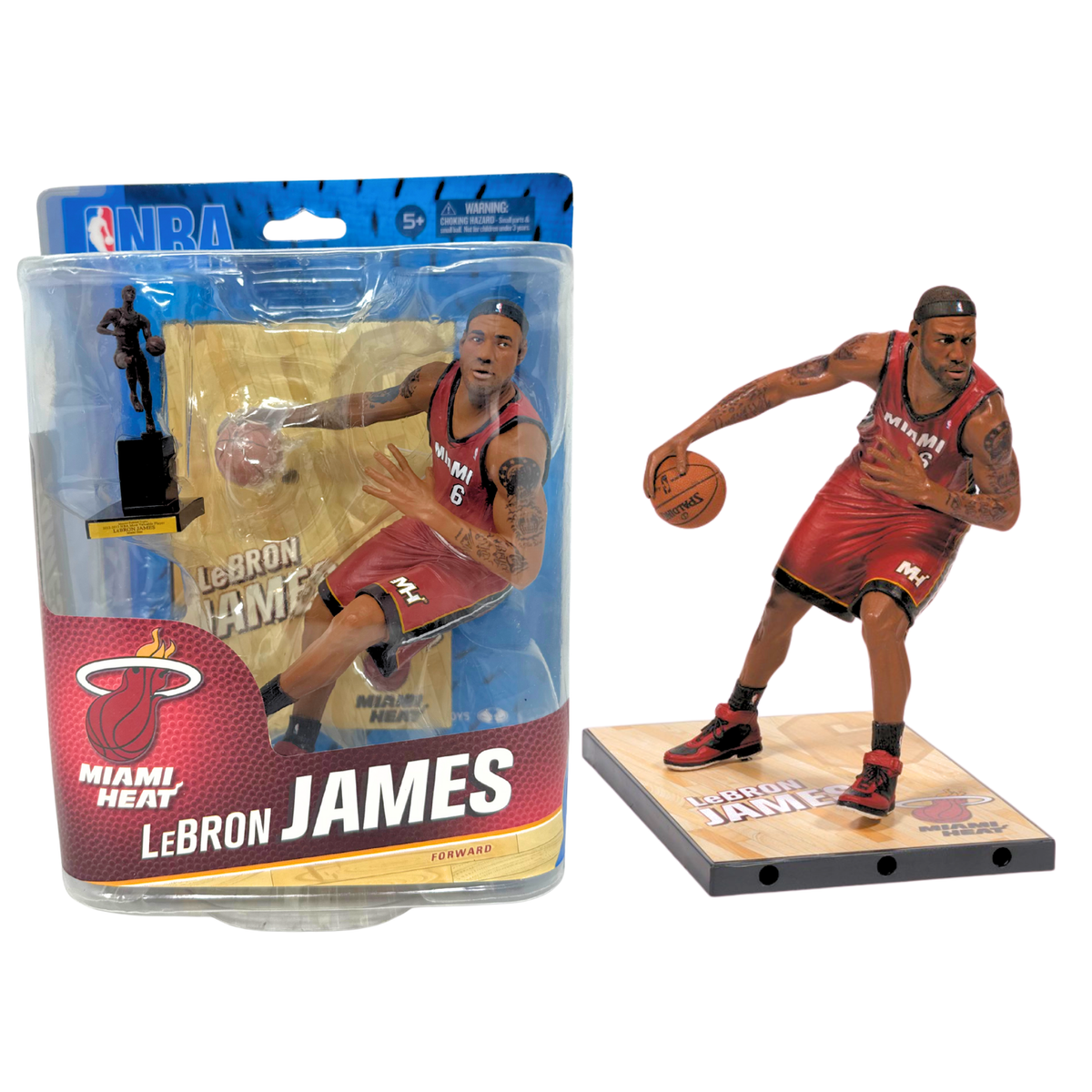 McFarlane NBA Lebron James Miami Heat Series 24 Basketball