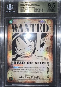 Monkey D Luffy Wanted Card | eBay