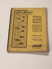 Hein-werner Service And Parts Manual C-12 Hd