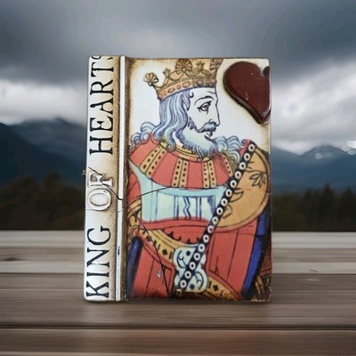 Sid Dickens Memory Tile Block King of Hearts Retired T-158 Used