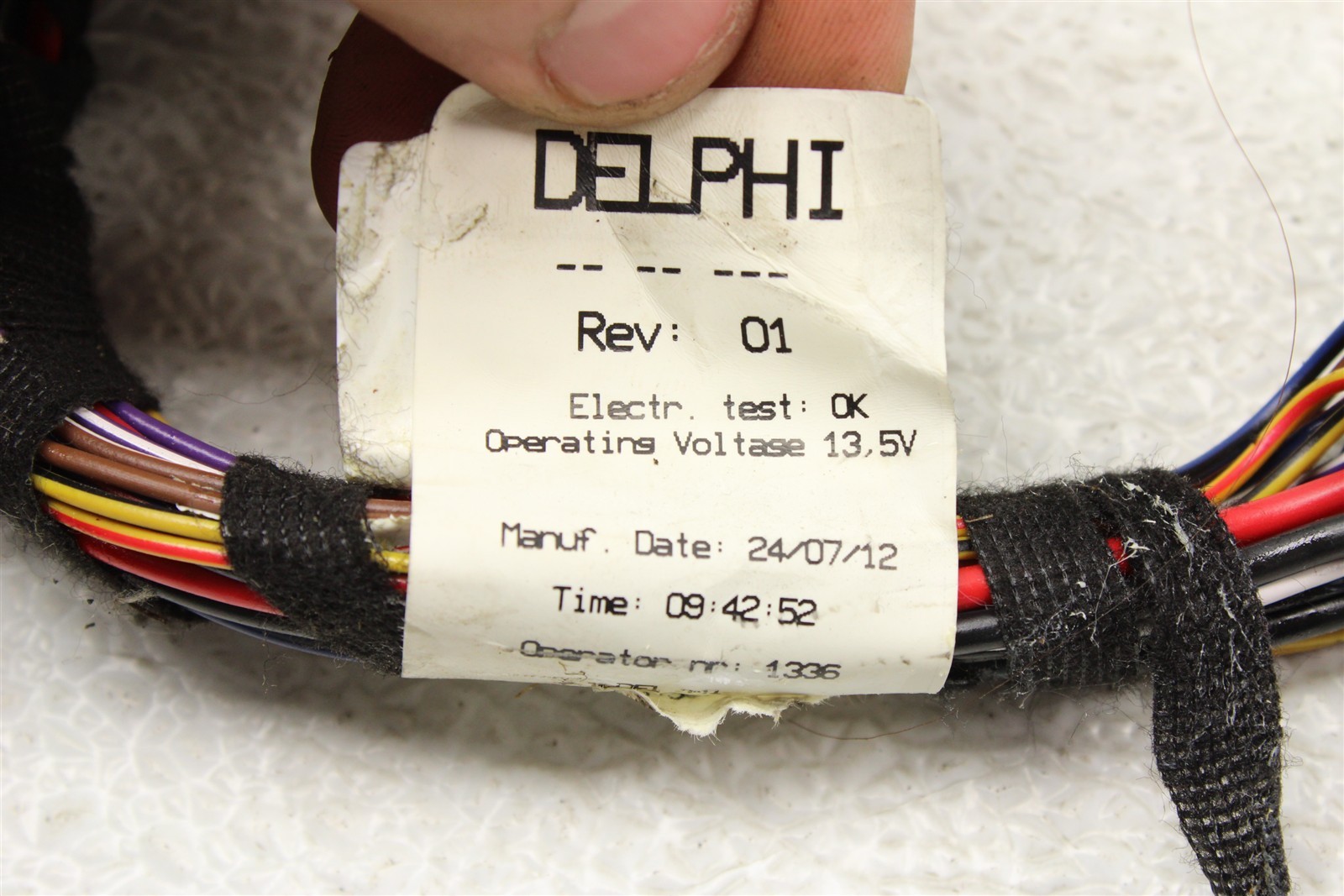 2013 Maserati GranTurismo Heater Core Wiring Harness Wires 08-13